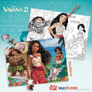LISCIANI PUZZLE DF MAXI FLOOR VAIANA 2 108 ELEMENTÓW. 4