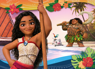 LISCIANI PUZZLE EKO DWUSTRONNE VAIANA 2 48 EL. 2