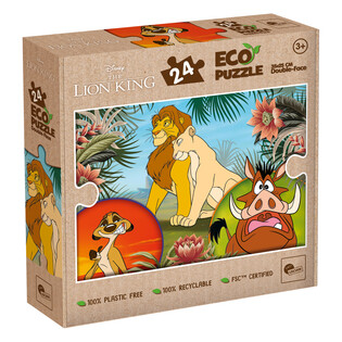 LISCIANI PUZZLE EKO DWUSTRONNE KRÓL LEW 24 EL.