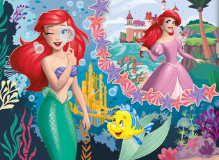 LISCIANI PUZZLE EKO DWUSTRONNE ARIELKA 48 EL. 2