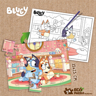 LISCIANI PUZZLE EKO DWUSTRONNE BLUEY 24 EL. 4