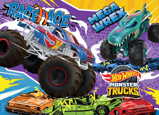 LISCIANI PUZZLE HOT WHEELS M-PLUS 48 EL. 2