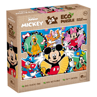 LISCIANI PUZZLE EKO DWUSTRONNE MYSZKA MIKI 24 EL.