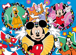 LISCIANI PUZZLE EKO DWUSTRONNE MYSZKA MIKI 24 EL. 2