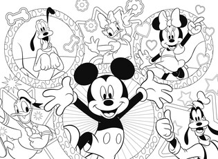LISCIANI PUZZLE EKO DWUSTRONNE MYSZKA MIKI 24 EL. 3