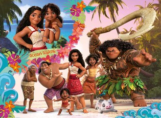 LISCIANI PUZZLE DISNEY DF M-PLUS VAIANA 2 3