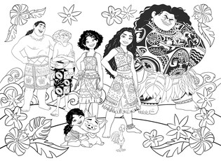 LISCIANI PUZZLE DISNEY DF M-PLUS VAIANA 2 4