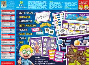 LISCIANI I"M A GENIUS 50 GIER EDUKACYJNYCH 2