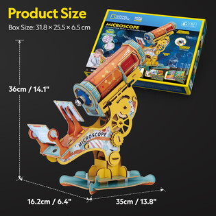 CUBIC FUN PUZZLE 3D NATIONAL GEOGRAPHIC MIKROSKOP 3