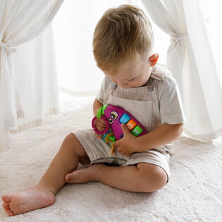 LISCIANI CAROTINA BABY ZABAWKA ELEKTRONICZNA Z GRZECHOTKĄ BAKŁAŻAN 11