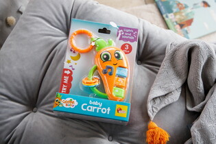LISCIANI CAROTINA BABY ZABAWKA ELEKTRONICZNA Z GRZECHOTKĄ CAROTINĄ 2