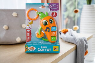 LISCIANI CAROTINA BABY ZABAWKA ELEKTRONICZNA Z GRZECHOTKĄ CAROTINĄ 3