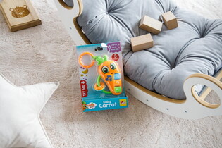 LISCIANI CAROTINA BABY ZABAWKA ELEKTRONICZNA Z GRZECHOTKĄ CAROTINĄ 5