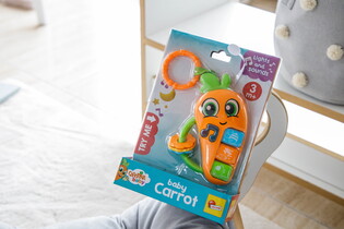 LISCIANI CAROTINA BABY ZABAWKA ELEKTRONICZNA Z GRZECHOTKĄ CAROTINĄ 6