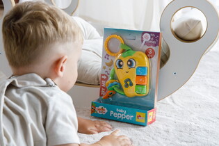 LISCIANI CAROTINA BABY ZABAWKA ELEKTRONICZNA Z GRZECHOTKĄ PAPRIKO
 13