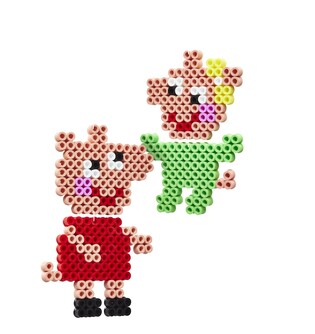 HAMA MAXI KORALIKI I PODSTAWKA W PUDEŁKU ŚWINKA PEPPA 2