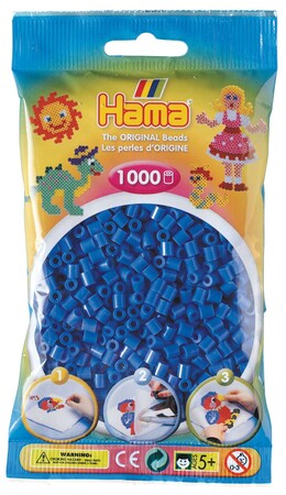 HAMA MIDI KORALIKI W WORECZKU 1000 CIEMNY NIEBIESKI