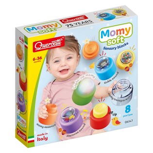 QUERCETTI MIĘKKIE KLOCKI MOMY SENSORYCZNE 6 EL.