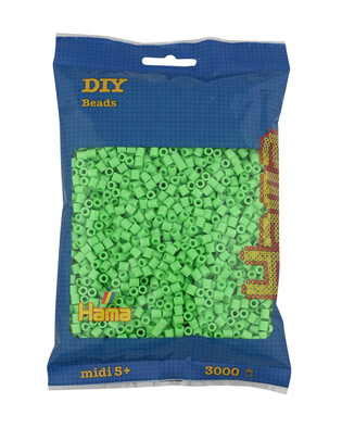 HAMA MIDI JASNOZIELONE KORALIKI W WORECZKU (3000)
