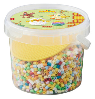 HAMA KORALIKI I PODSTAWKI W WIADERKU WIELKANOC (4000)