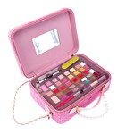 GIRABRILLA MAXI KUFEREK KOSMETYCZNY RÓŻOWY / BIAŁY - MIX
