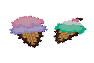 PLUS-PLUS PUZZLE BY NUMBER LODY - 250 ELEMENTÓW 6