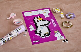 PLUS-PLUS PUZZLE BY NUMBER MUMINKI TUBA MIGOTKA - 270 ELEMENTÓW 3