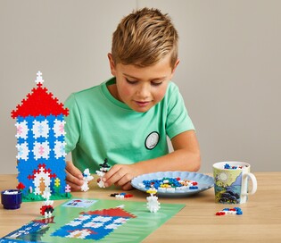 PLUS-PLUS PUZZLE BY NUMBER MUMINKI TUBA DOM MUMINKÓW - 275 ELEMENTÓW 3