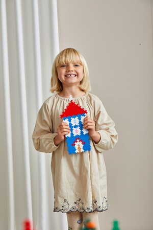 PLUS-PLUS PUZZLE BY NUMBER MUMINKI TUBA DOM MUMINKÓW - 275 ELEMENTÓW 4