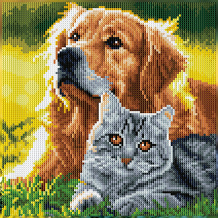 DIAMOND DOTZ ADULTS CANVA PURRFECT DAY
 4