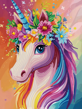 DIAMOND DOTZ ADULTS CANVA UNICORN PRINCESS
 4