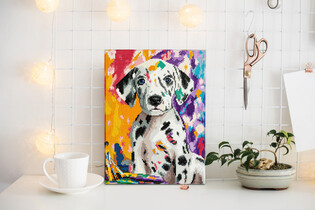 DIAMOND DOTZ ADULTS CANVA DALMATIAN PUP
 3
