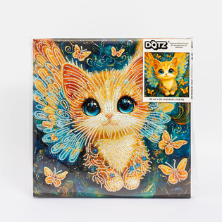 DIAMOND DOTZ ADULTS CANVA KITTEN ANGEL
 2