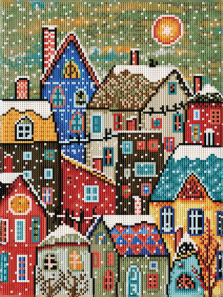 DIAMOND DOTZ ADULTS CANVA FROSTED FANTASY
 3