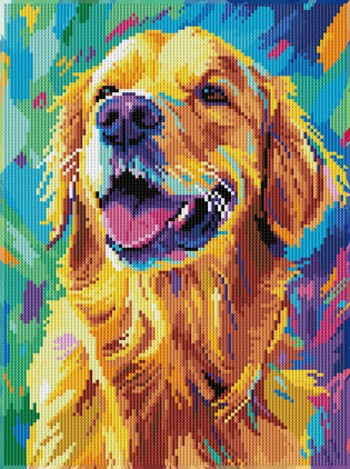 DIAMOND DOTZ ADULTS CANVA GOOD BOY!
 4