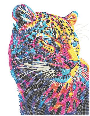 DIAMOND DOTZ ADULTS FLOCKED NEON GLOW HUNTER
