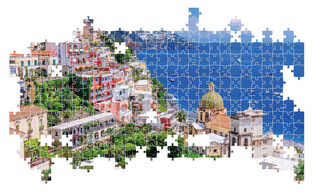 LISCIANI PUZZLE ADULTS AMALFI 500 ELEMENTÓW 5