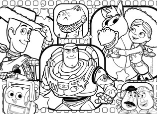 DISNEY PUZZLE DF M-PLUS 48 TOY STORY 5 4