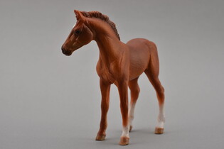 COLLECTA ŹREBIĘ STOJĄCE THOROUGHBRED CHESNUT 3