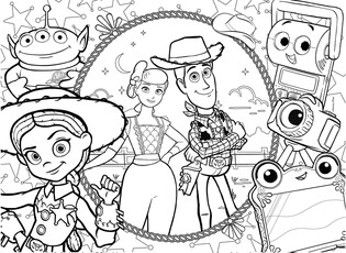 DISNEY ECO-PUZZLE DF MINI 48 TOY STORY 4