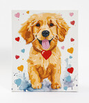 DIAMOND DOTZ ADULTS CANVA PUPPY LOVE