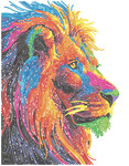 DIAMOND DOTZ ADULTS FLOCKED NEON LUMINOUS PRIDE
