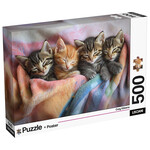 LISCIANI PUZZLE ADULTS KOCIAKI 500 ELEMENTÓW
