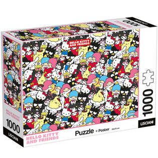 LISCIANI PUZZLE ADULTS HELLO KITTY 1000 ELEMENTÓW.