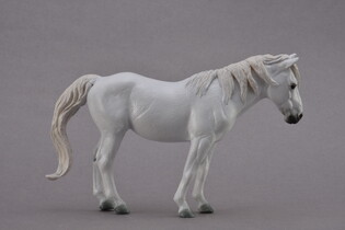 COLLECTA KOŃ RASY CAMARGUE MAŚCI SZAREJ 4