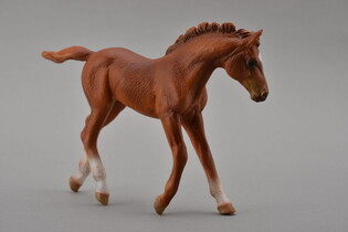 COLLECTA ŹREBIĘ IDĄCE THOROUGHBRED CHESNUT 3