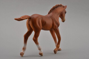 COLLECTA ŹREBIĘ IDĄCE THOROUGHBRED CHESNUT 5