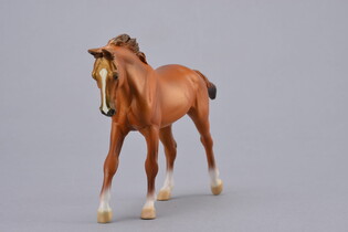 COLLECTA KLACZ RASY THOROUGHBRED MAŚCI CHESTNUT SKALA 1:12 W OPAKOWANIU (DELUXE). 5