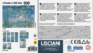 LISCIANI PUZZLE ADULTS I ZESTAW PODARUNKOWY MONET 500 ELEMENTÓW 5