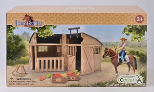 COLLECTA JEŹDZIEC, AKCESORIA, KOŃ I STAJNIA W OPAKOWANIU 3